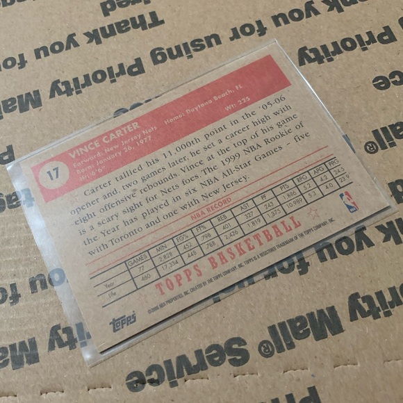 Vince Carter ‘06 Topps 1952 Style Card - Picture 6 of 7